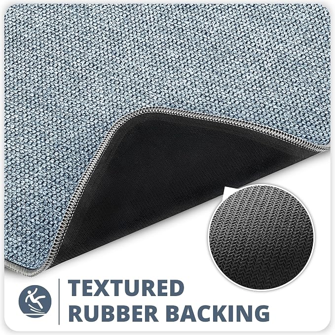 Bosap Bath Mat, Ultra Thin Bathroom Runner Rugs, Large Bath Mats - Image 4