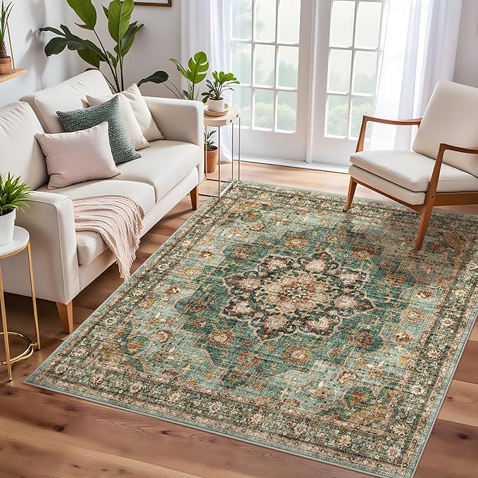 TOPRUUG Green Washable Entry Rug by TOPRUUG