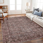 CHAMPLANT Washable Area Rug 10'x14' Boho Design Non-Shedding Easy Care Ideal - Image 2