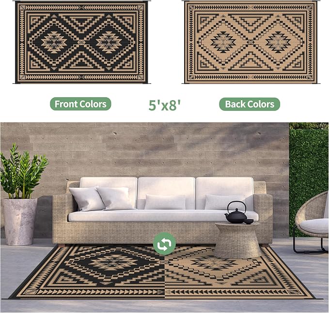 GENIMO Outdoor Rug for Patio Clearance - Image 4