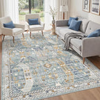befbee 5x7 Area Rugs for Living Room, Stain Resistant Washable Rug, Non-Slip - Image 7