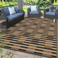 GENIMO Outdoor Rug for Patio Clearance, Lightweight Waterproof Geometric RV by GENIMO