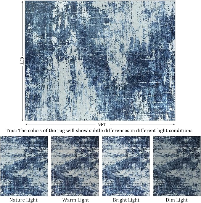 6x9 Area Rug Living Room Rugs - Image 2