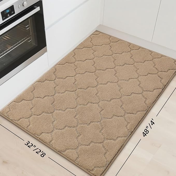 COSY HOMEER Kitchen Rugs 32"x48" Non-Slip Washable Kitchen Mats - Image 2