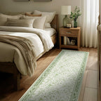 Sage Green Runner Rug 2x6 for Hallways, Non-Slip Washable Kitchen Runner - Image 3