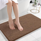 OLANLY Small Bathroom Rugs 24x16, Extra Soft Absorbent Chenille Bath Rugs - Image 2