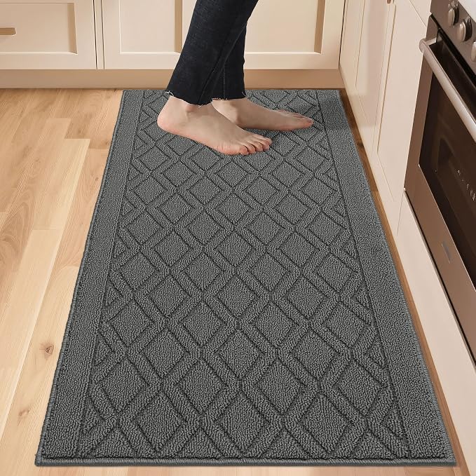 COSY HOMEER-Kitchen-Rugs-Non-Slip-Washable 24"x60" Absorbent Kitchen Runner by COSYHOMEER