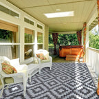 SAND MINE Waterproof Outdoor Rug 4x6 ft, Reversible Mats, Modern Area Rug - Image 5