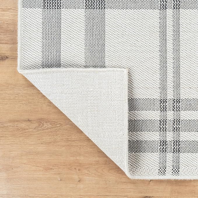 CAMILSON Easy Jute Rug 2x7, Indoor and Outdoor Off-White Runner Rug - Image 8