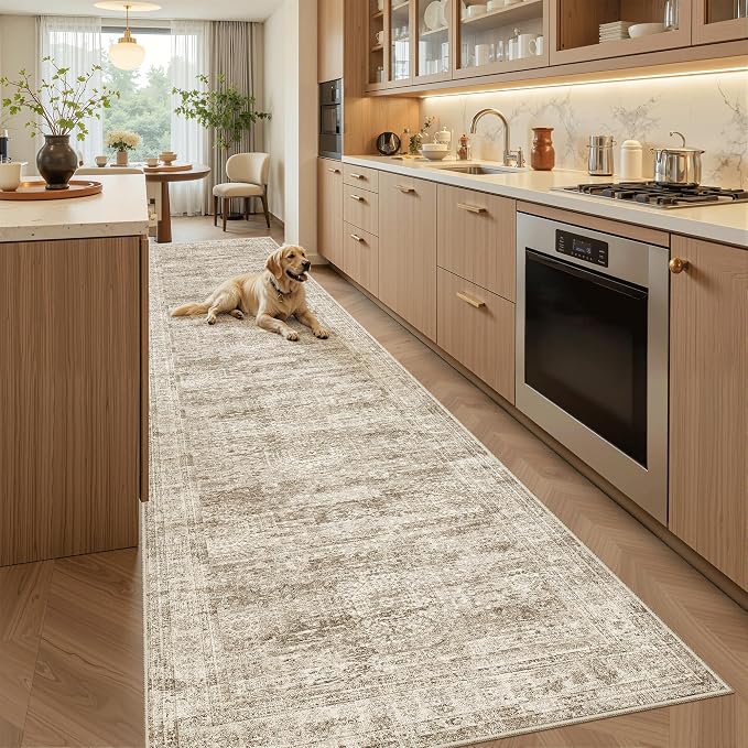 Soalmost Runner Rug 3x12 Washable Non-Slip Hallway Runner Rugs - Image 3