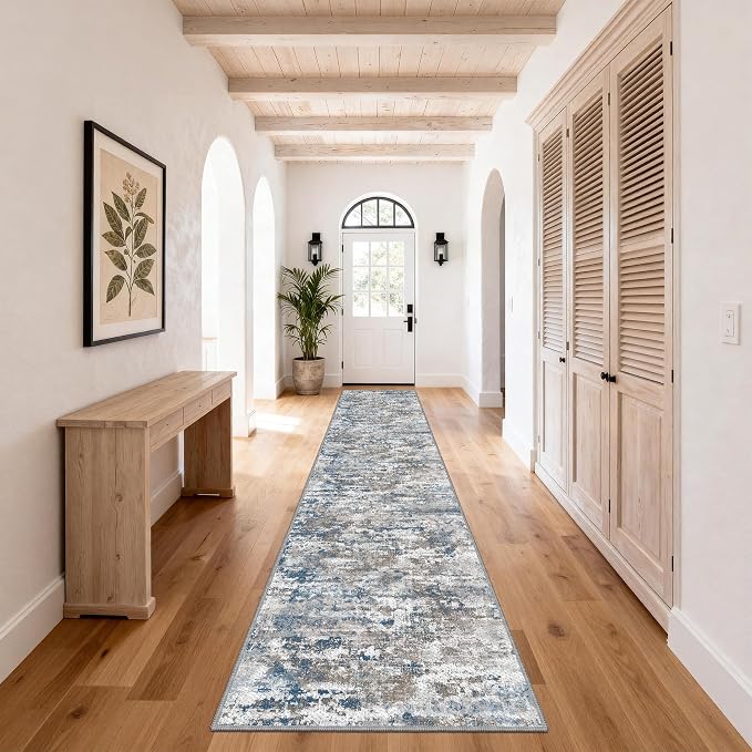 Washable Carpet Runners for Hallway 16ft-Non Slip Floor Runners for Dogs - Image 2