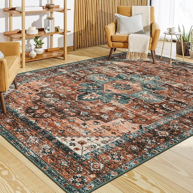 Moynesa Ultra-Thin Washable 10x14 Area Rugs by Moynesa