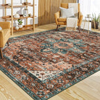 Moynesa Ultra-Thin Washable 10x14 Area Rugs by Moynesa
