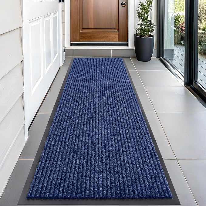 OLANLY Front Door Mat Indoor Outdoor Entrance, Waterproof Heavy Duty Doormat by OLANLY
