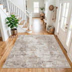 ZHXXUJ Washable 6x6 Square Area Rug – Non Slip Modern Abstract - Image 5