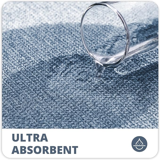 Bosap Bath Mat, Ultra Thin Bathroom Runner Rugs, Large Bath Mats - Image 3