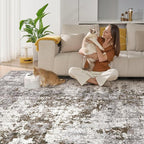 DMOYEST 9x12 Area Rug for Living Room, Washable & Non Slip Large Indoor Carpet - Image 6