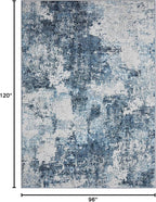 8x10 Area Rug for Living Room Bedroom: Large Washable Rug - Image 2