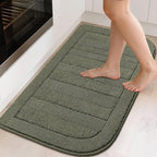 BEQHAUSE 24x40 Inch Kitchen Rug Mat Durable Kitchen Rugs Non-Slip Washable - Image 2