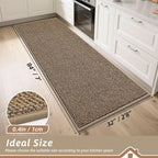 BEQHAUSE Kitchen Runner Rugs 32"x84", Non-Slip Kitchen Mats - Image 2