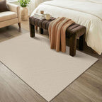 KOZYFLY Washable Area Rug 4x6 ft Non Slip Rubber Backed Living Room Rugs - Image 8
