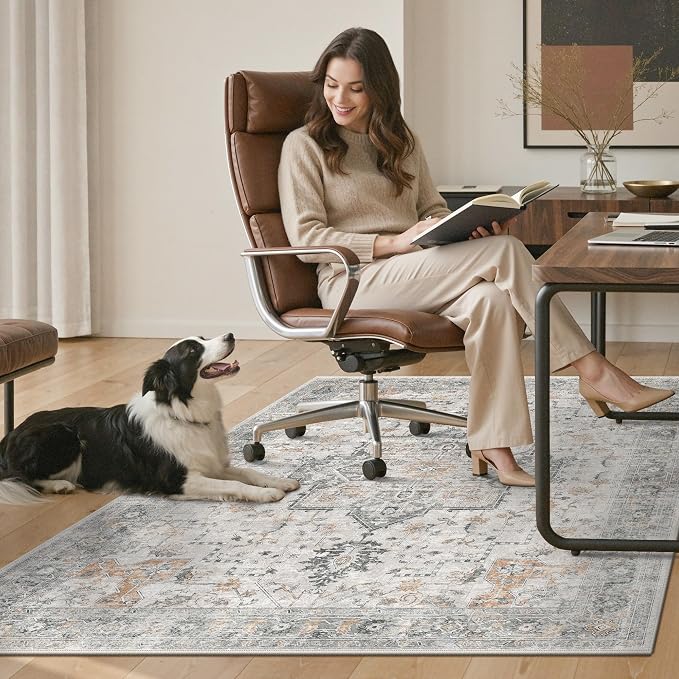 48"x60" Office Chair Mat for Hardwood Tile Floor, Under Desk Carpet Protector - Image 7