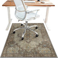 48"x72" Office Chair Mat for Hardwood Tile Floor, Under Desk Carpet Protector by BESBLEE