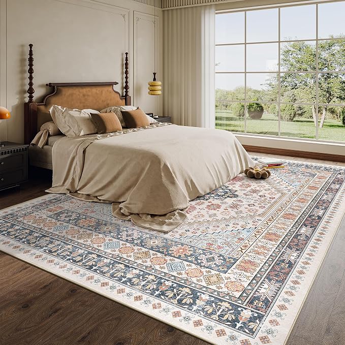 zesthome 8x10 Area Rugs for Living Room, Non-Slip Backing Washable Rugs - Image 9