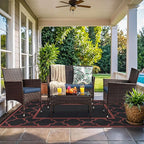 GENIMO 6' x 9' Outdoor Rug Waterproof - Image 3