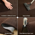 Amearea Large Modern Area Rugs for Bedroom Living Room, 6x9 Feet Brown - Image 5