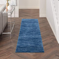 Nourison Home Nourison Essentials Navy Blue 2' x 6' Area Rug by NourisonHome