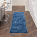 Nourison Home Nourison Essentials Navy Blue 2' x 6' Area Rug by NourisonHome