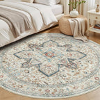 Tortania 6' Round Area Rug Living Room Rugs - Image 3