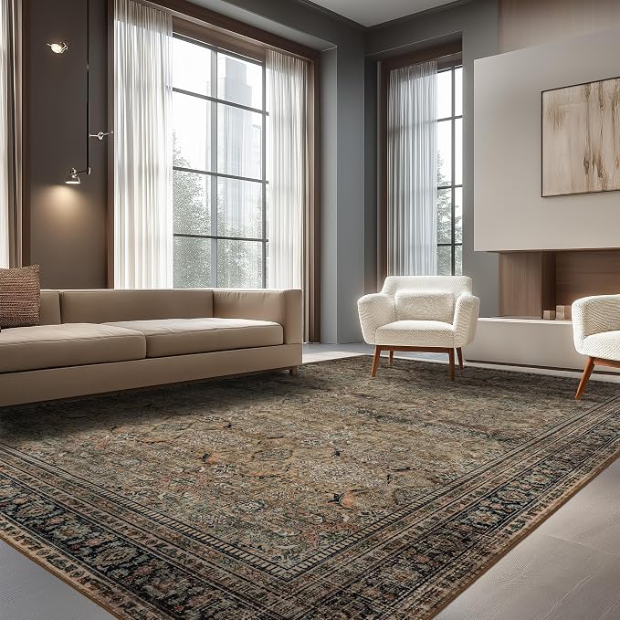 Ruaruarug Washable Area Rug 8x10 - Image 3