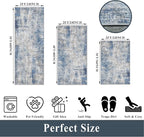 Kitchen Mats for Floor 3 Piece Set, Washable Non-Slip Farmhouse Kitchen Rugs - Image 2
