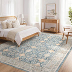 Vintage Living Room Area Rug 10x12 - Image 8