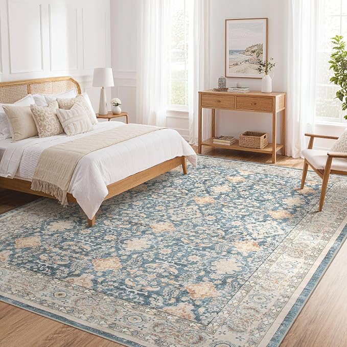 Vintage Living Room Area Rug 5x7 - Image 9