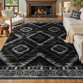 BESTSWEETIE Area Rug 7x9 Rug Machine Washable Non-Slip Low Pile Print Pattern by BESTSWEETIE