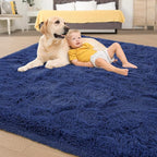 Tepook Super Soft Fluffy Rug for Bedroom, Modern Shaggy Fuzzy Kids Rugs for - Image 4