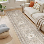 Vintage Hallway Runner Rug 2x6: Large Soft Washable Entryway - Image 5