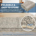 GarveeHome Scalloped Living Room Rug 5x7 Area Rug Washable Area Rug - Image 7