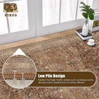 Washable Area Rug 3' x 5 ' Vintage Traditional Persian Mat - Image 5