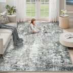 XLUEZ 5x7 Area Rugs for Living Room, Washable Modern Abstract Large Area Rug by XLUEZ