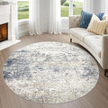 DMOYEST 6ft Round Area Rug Living Room Rugs by DMOYEST