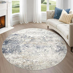 DMOYEST 6ft Round Area Rug Living Room Rugs by DMOYEST