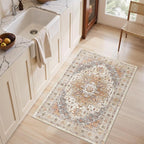 befbee 2x3 Entryway Rug Small Washable Kitchen Rugs Non Slip Front Door Rug - Image 7