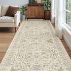 Madane 4x12 Wide Hallway Runners: Washable 12ft Runner Rug - Image 3