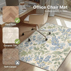 36"x60" Office Chair Mat for Hardwood Tile Floor, Under Desk Carpet Protector - Image 3