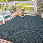 OLANLY Front Door Mat Outside Entrance 71x47, Heavy Duty Sturdy Natural Rubber by OLANLY