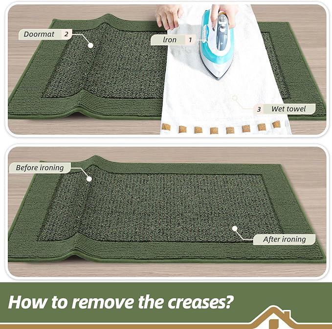 BEQHAUSE Indoor Door Mat 24" x 60", Dirt Trapper Door Mats Non-Slip Entryway - Image 9
